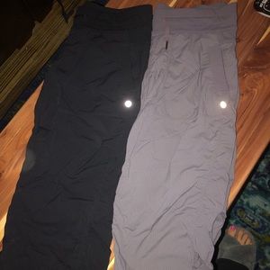 Lululemon black and gray cargo yoga pants!